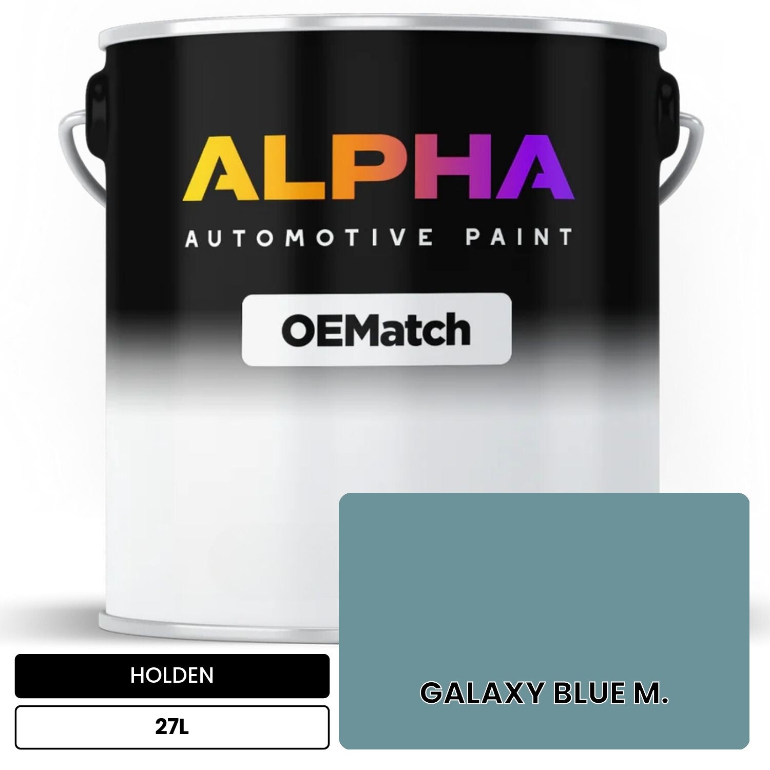 HOLDEN GALAXY BLUE M. 27L OEMatch Basecoat