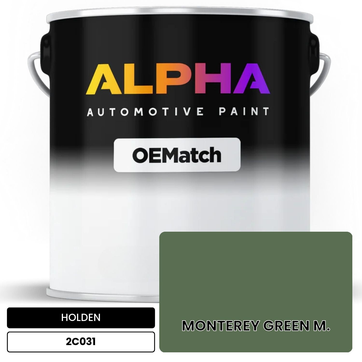 HOLDEN MONTEREY GREEN M. 2C031 OEMatch Basecoat
