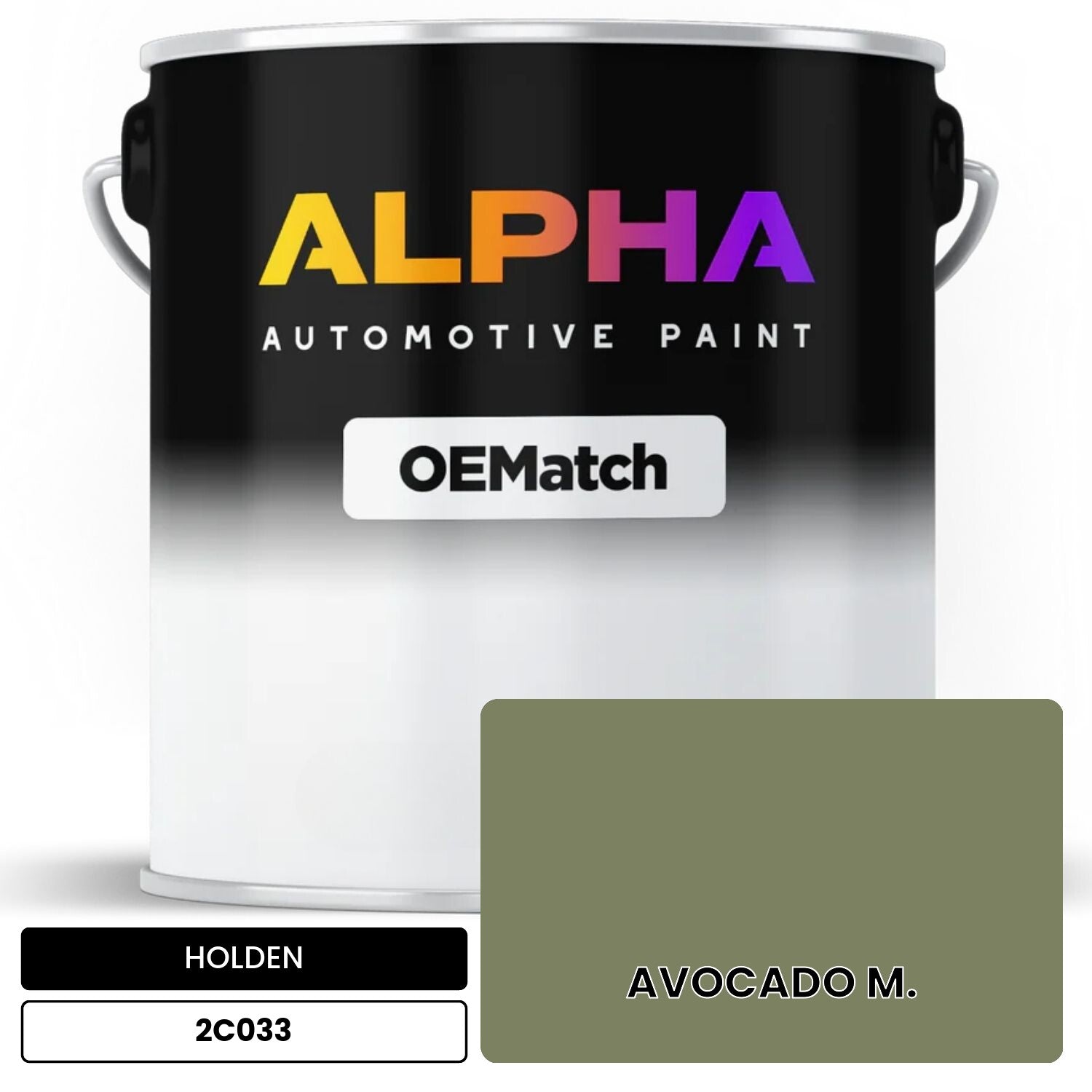 HOLDEN AVOCADO M. 2C033 OEMatch Basecoat