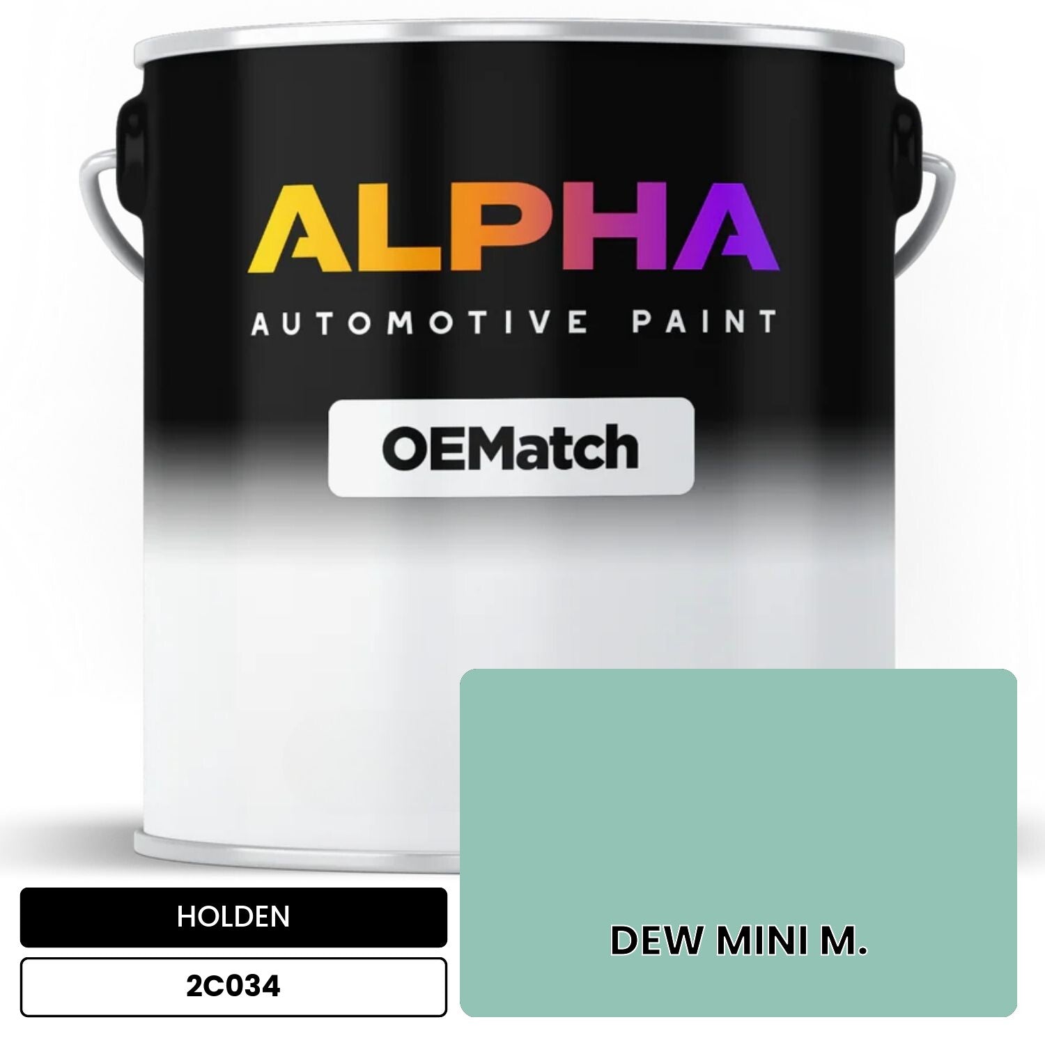 HOLDEN DEW MINI M. 2C034 OEMatch Basecoat