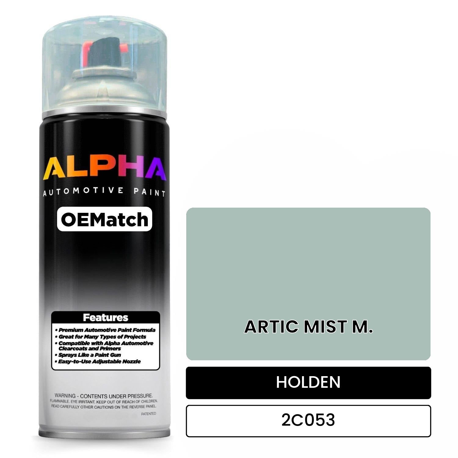 HOLDEN ARTIC MIST M. 2C053 OEMatch Spraycan