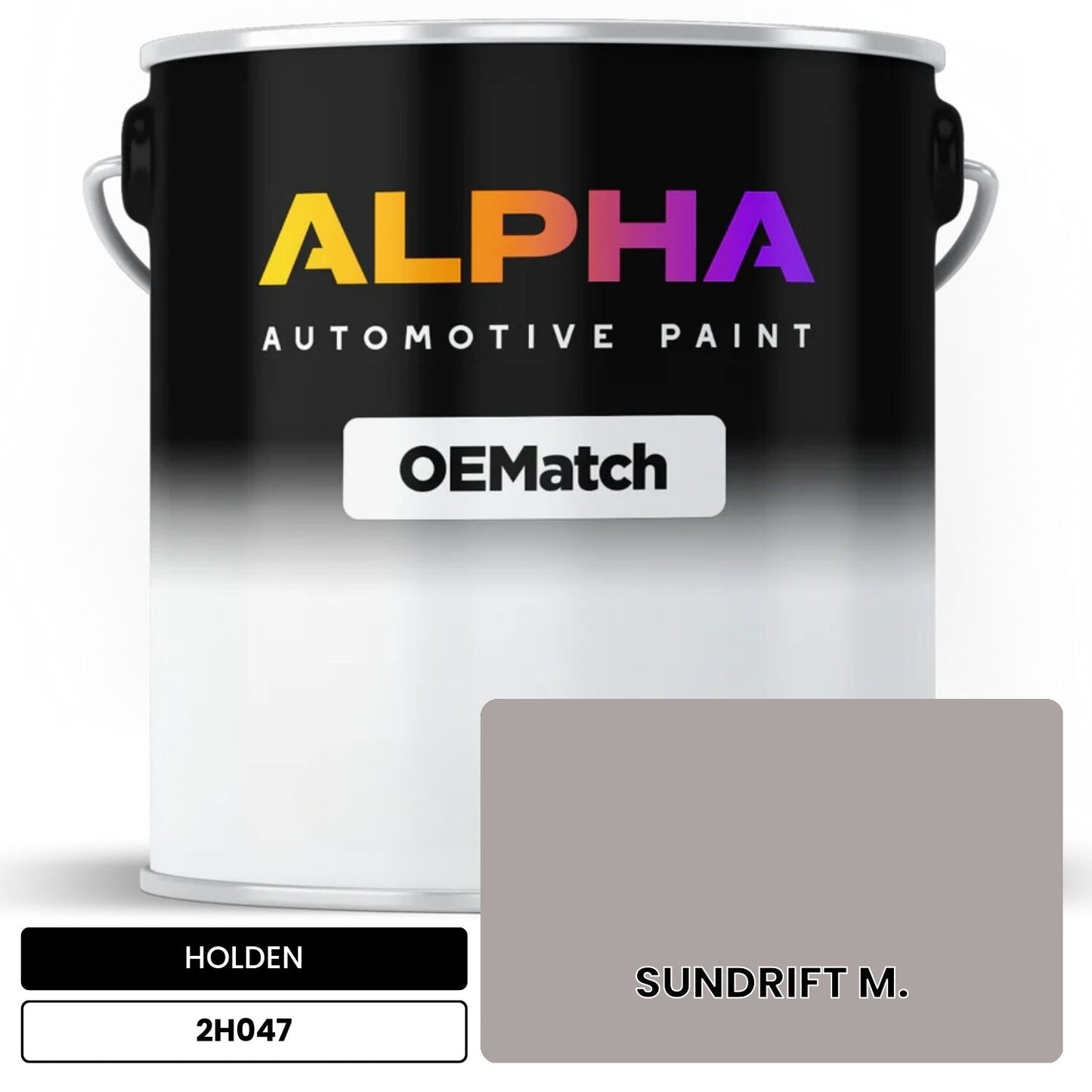 HOLDEN SUNDRIFT M. 2H047 OEMatch Basecoat