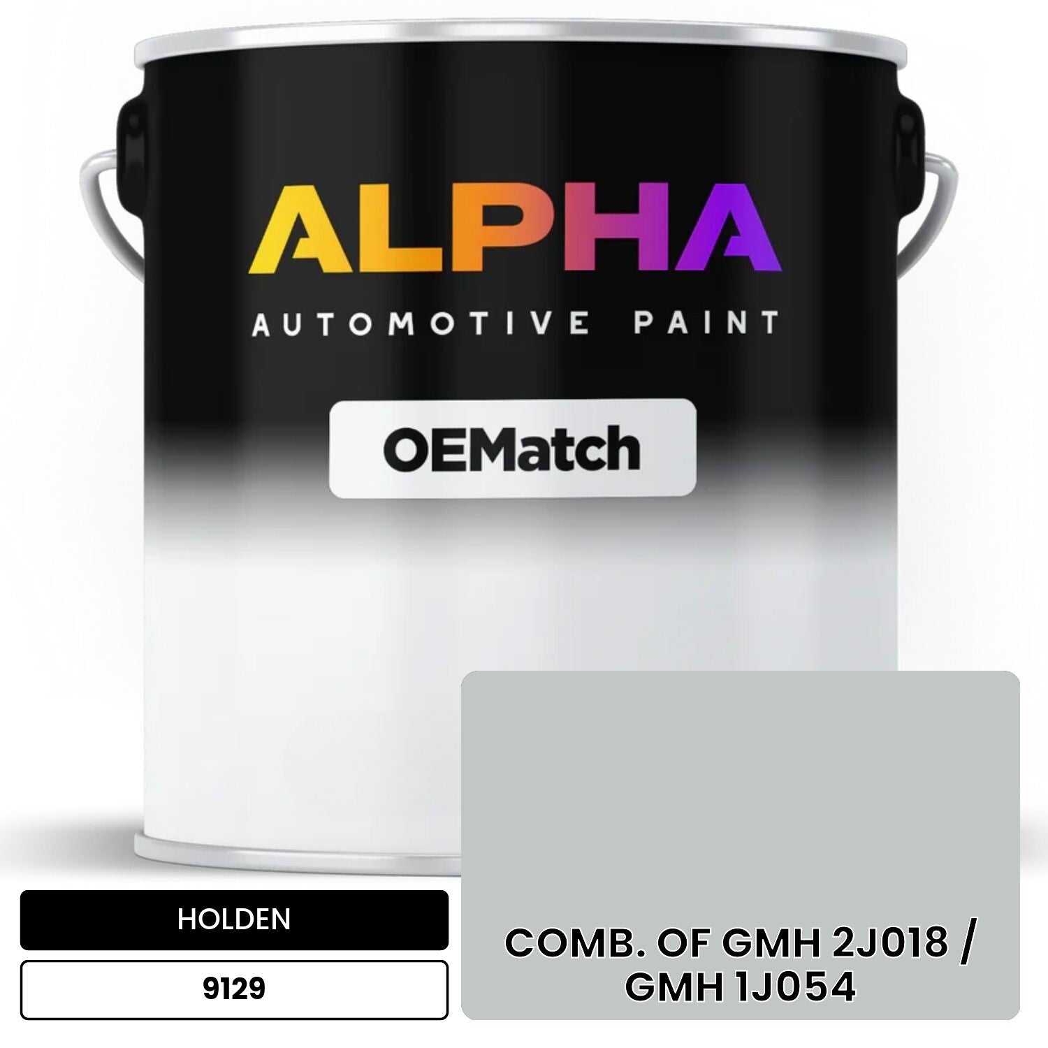 HOLDEN COMB. OF GMH 2J018 / GMH 1J054 9129 OEMatch Basecoat