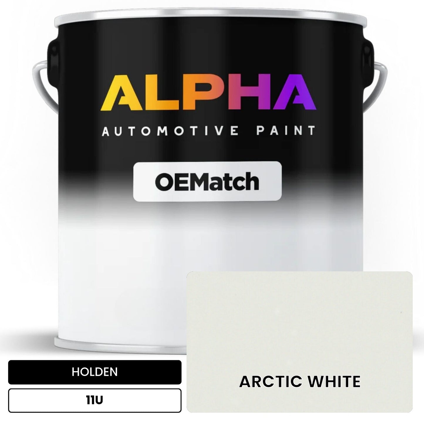 HOLDEN ARCTIC WHITE 11U OEMatch Basecoat