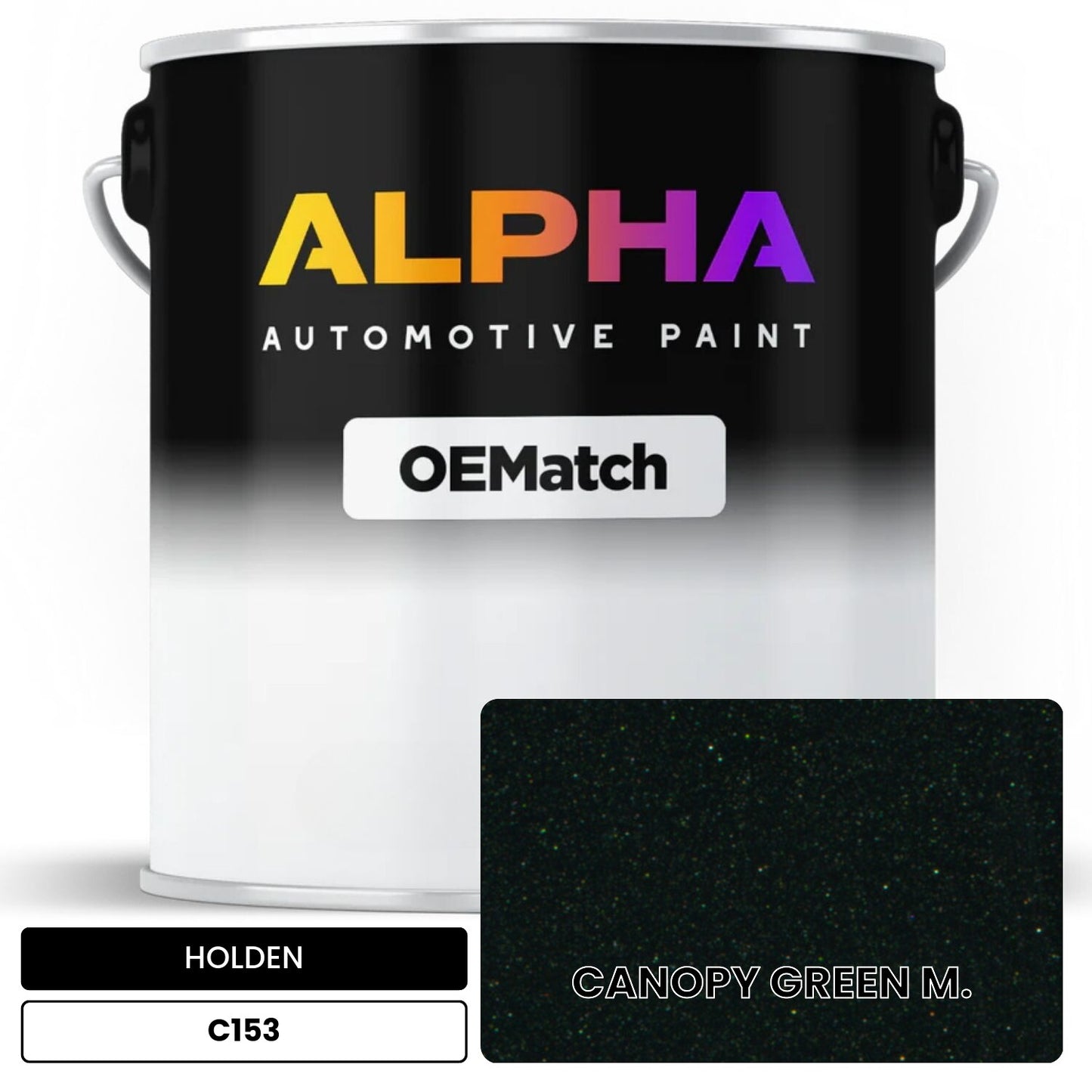 HOLDEN CANOPY GREEN M. C153 OEMatch Basecoat