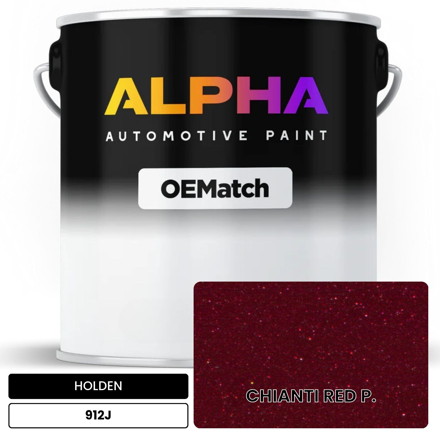 HOLDEN CHIANTI RED P. 912J OEMatch Basecoat