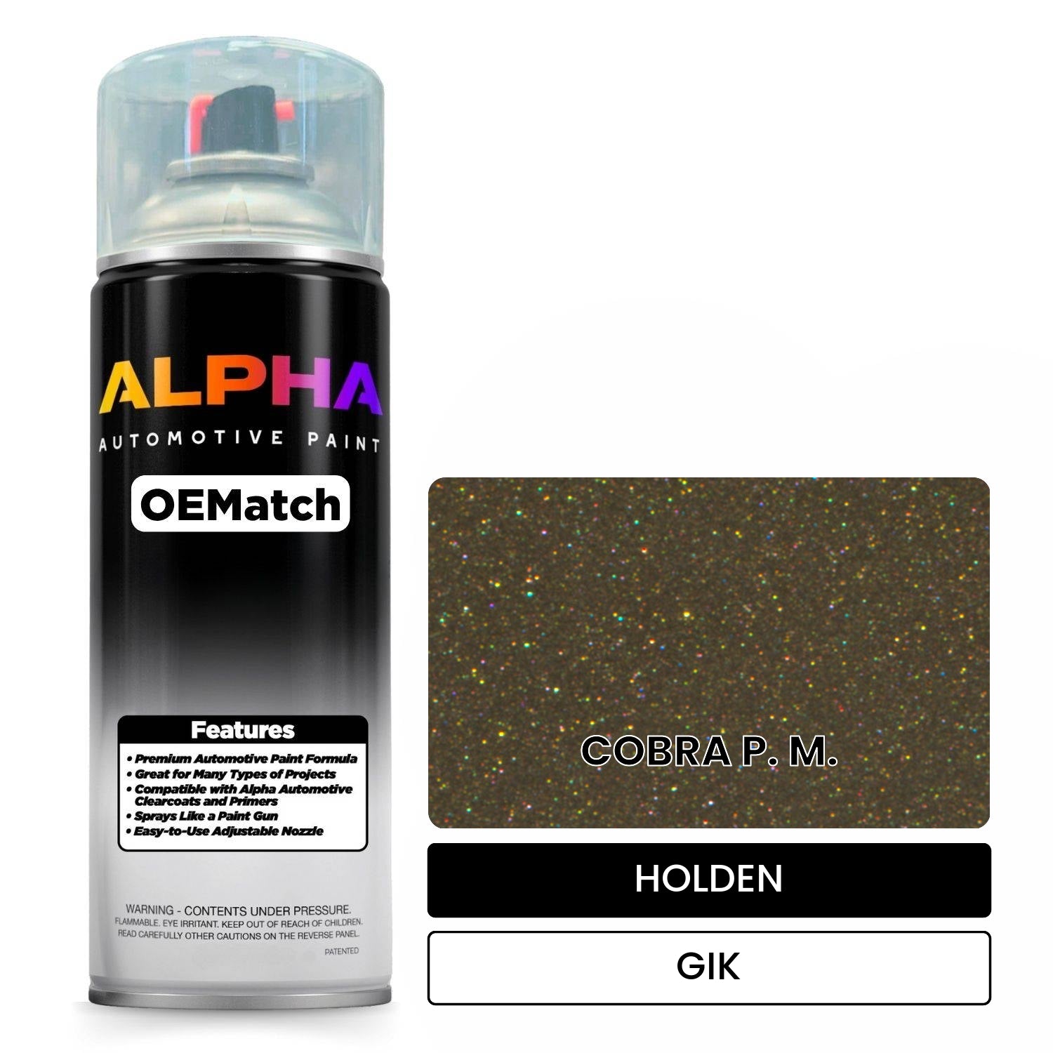 HOLDEN COBRA P. M. GIK OEMatch Spraycan