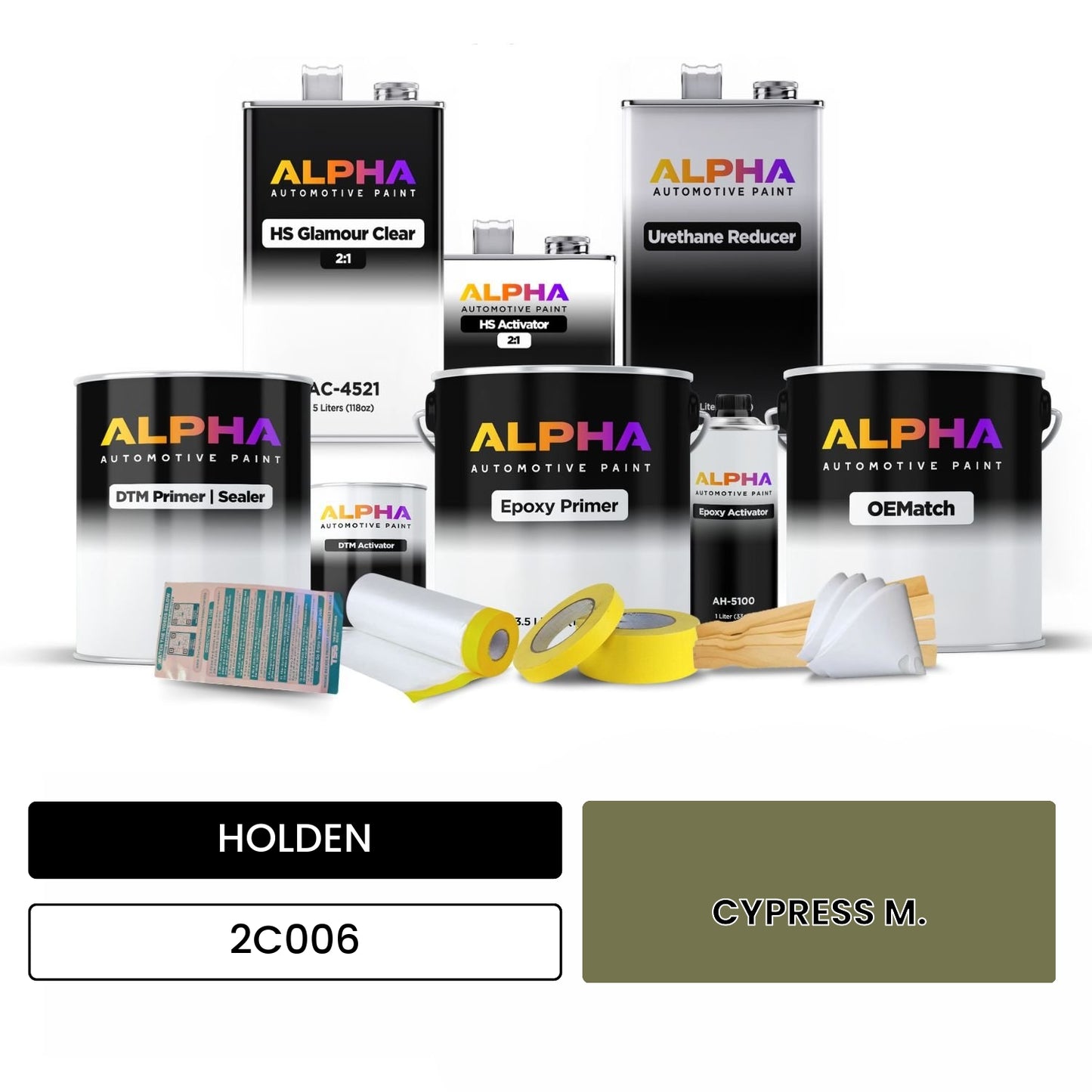 HOLDEN CYPRESS M. 2C006 OEMatch Vehicle Paint Kit