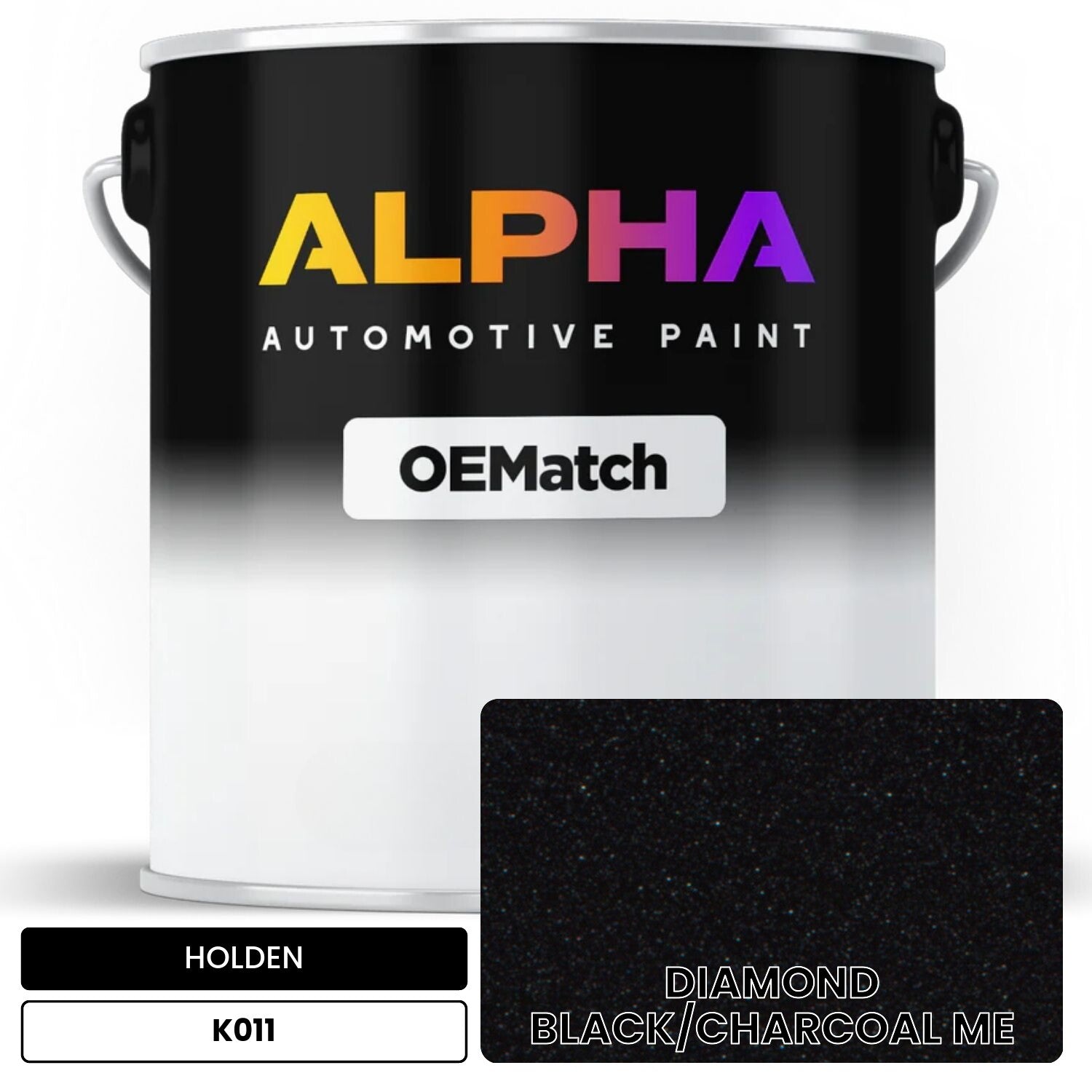 HOLDEN DIAMOND BLACK/CHARCOAL ME K011 OEMatch Basecoat