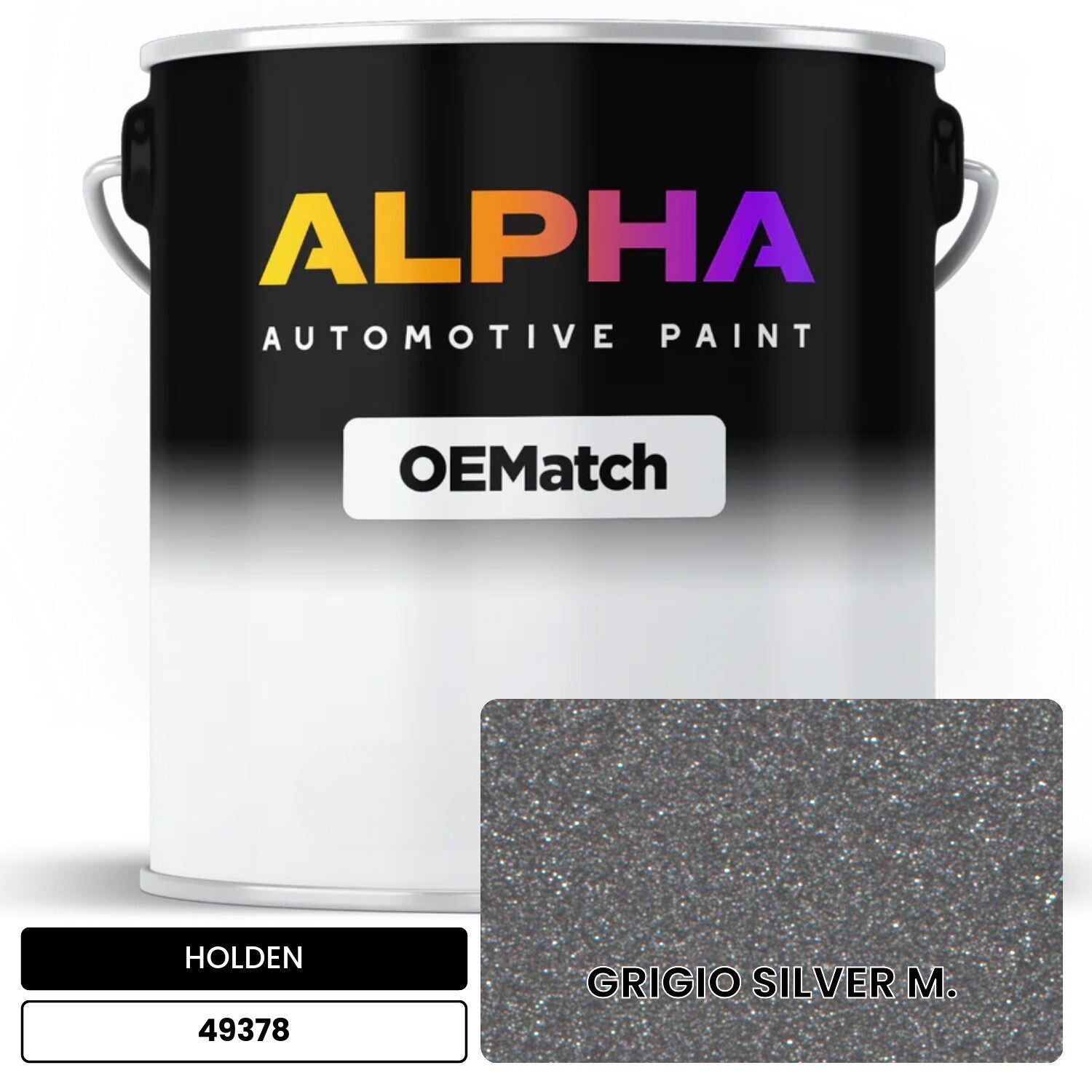 HOLDEN GRIGIO SILVER M. 49378 OEMatch Basecoat