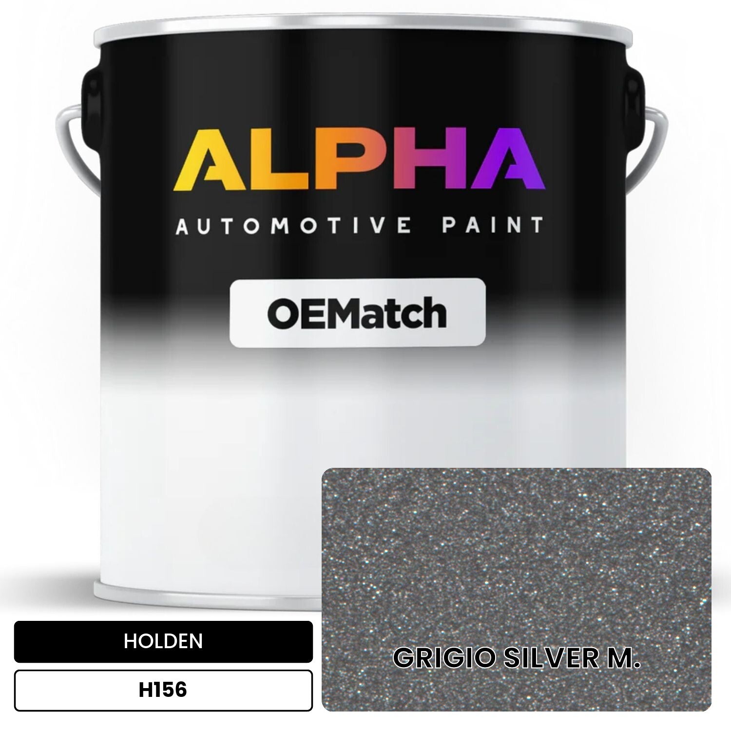 HOLDEN GRIGIO SILVER M. H156 OEMatch Basecoat