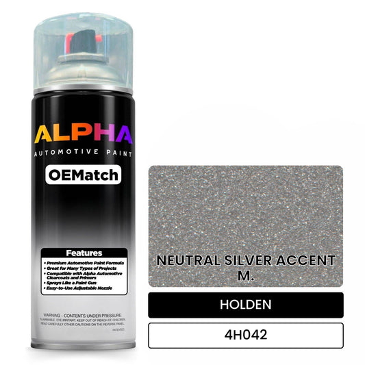 HOLDEN NEUTRAL SILVER ACCENT M. 4H042 OEMatch Spraycan