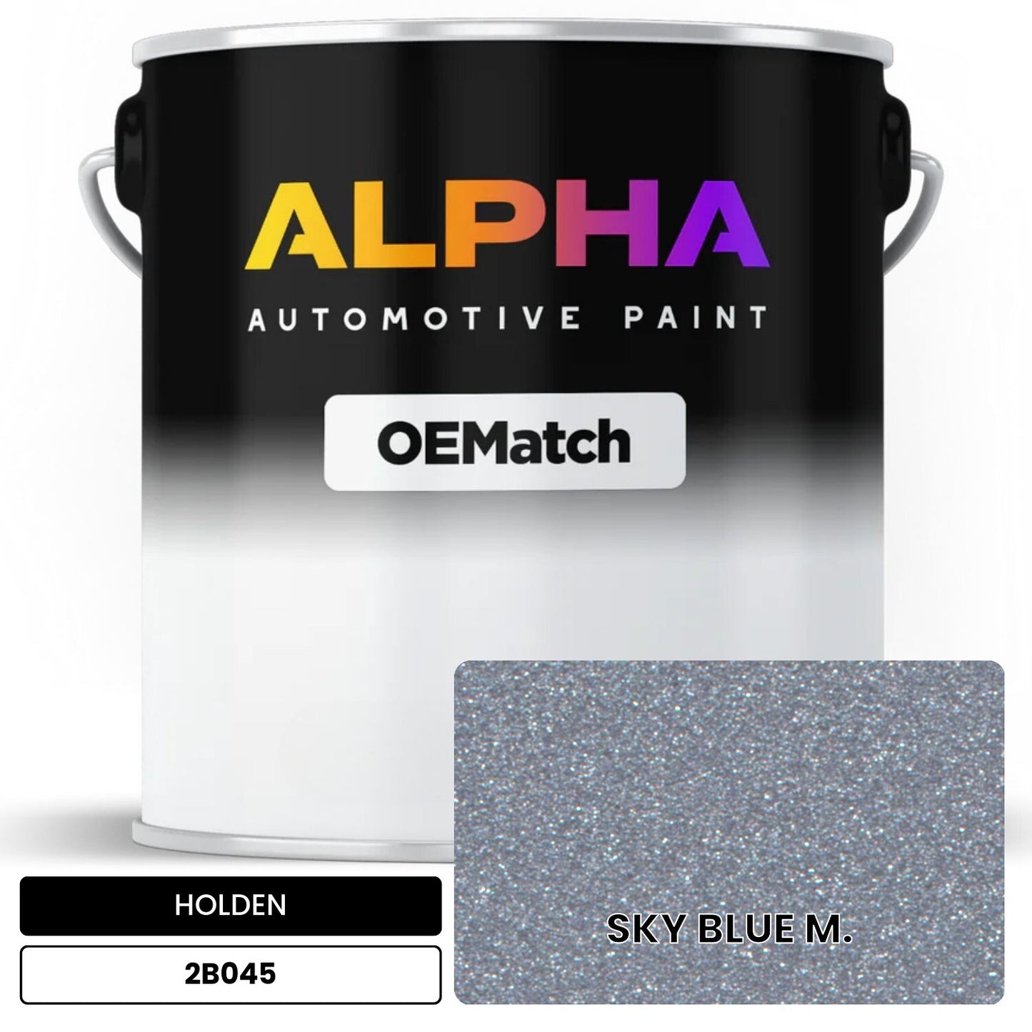 HOLDEN SKY BLUE M. 2B045 OEMatch Basecoat