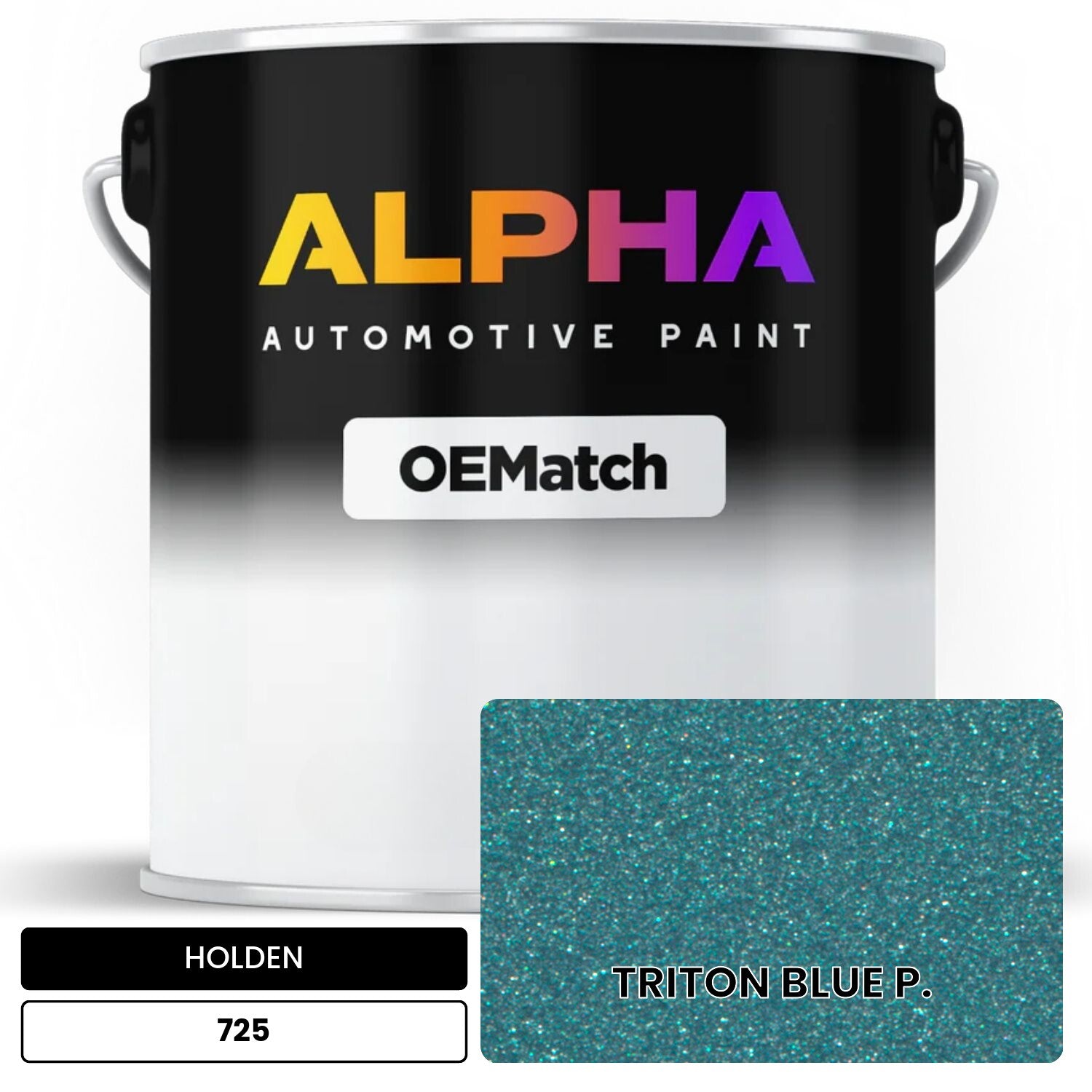 HOLDEN TRITON BLUE P. 725 OEMatch Basecoat