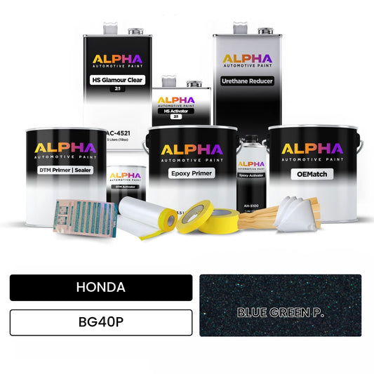 HONDA BLUE GREEN P. BG40P OEMatch Vehicle Paint Kit