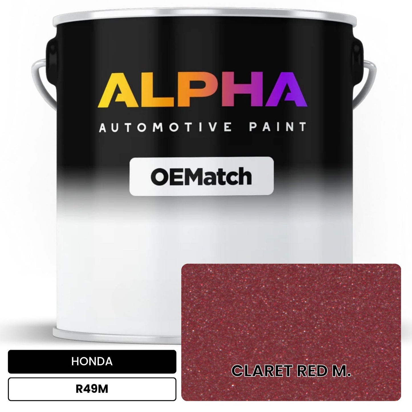 HONDA CLARET RED M. R49M OEMatch Basecoat
