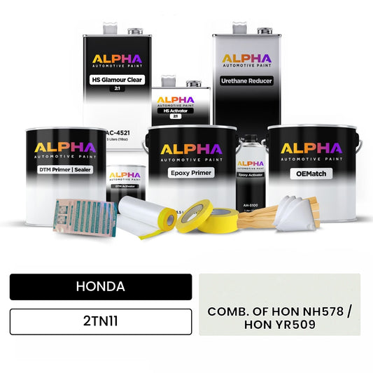 HONDA COMB. OF HON NH578 / HON YR509 2TN11 OEMatch Vehicle Paint Kit