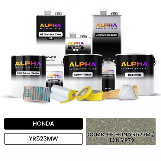 HONDA COMB. OF HON YR523M / HON YR79 YR523MW OEMatch Vehicle Paint Kit