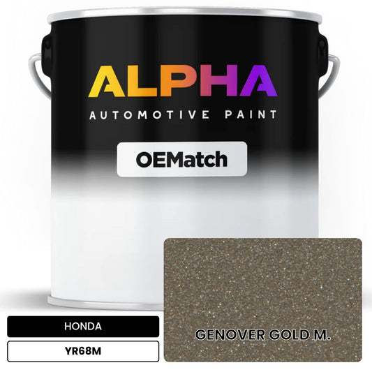 HONDA GENOVER GOLD M. YR68M OEMatch Basecoat