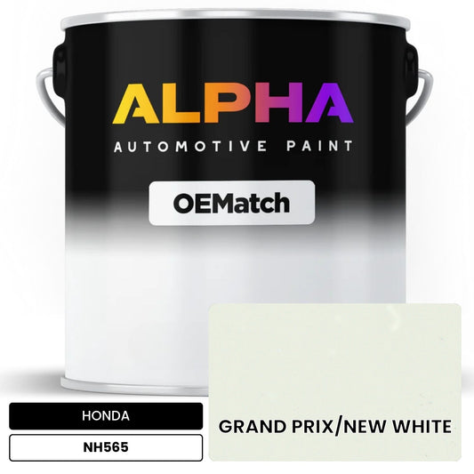 HONDA GRAND PRIX/NEW WHITE NH565 OEMatch Basecoat