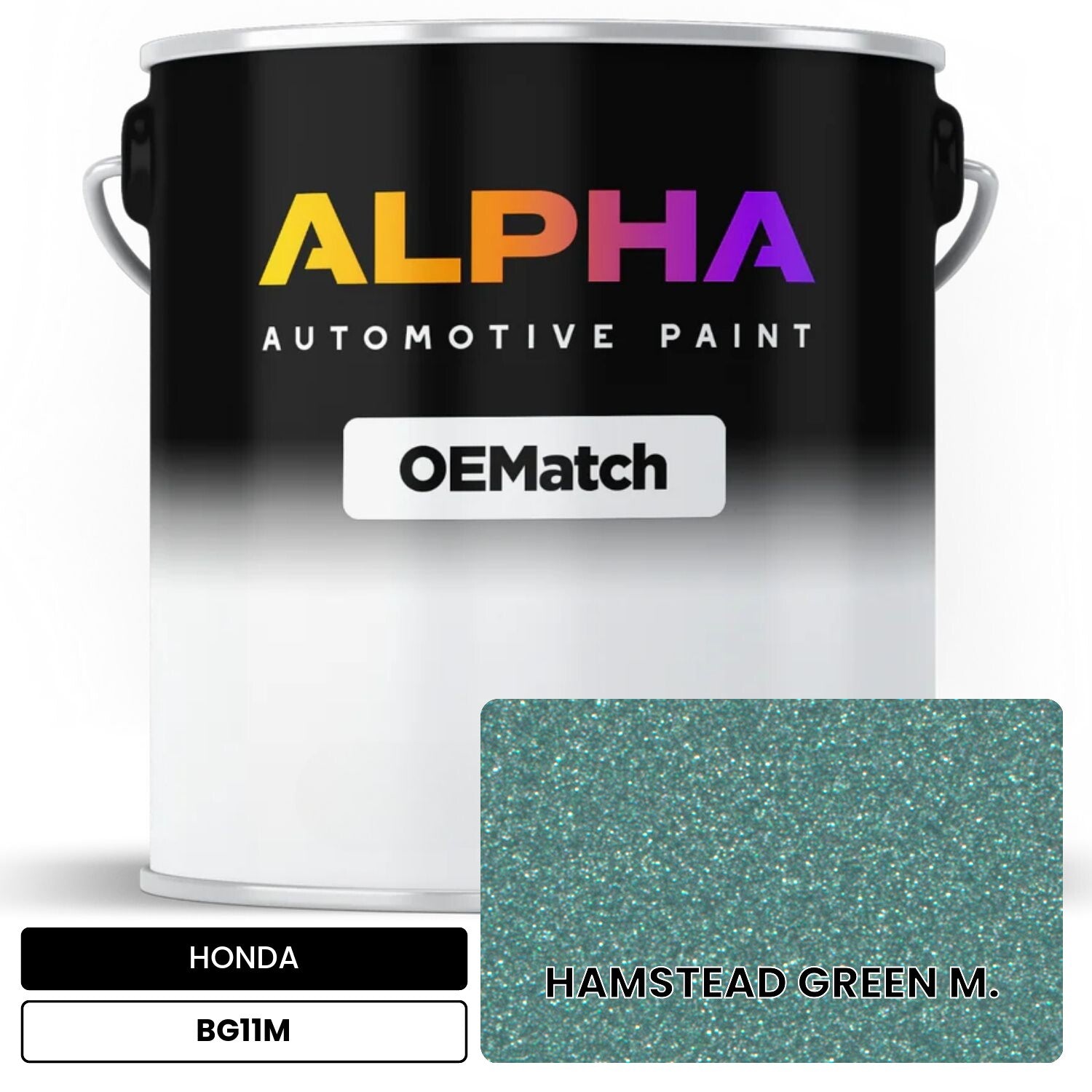 HONDA HAMSTEAD GREEN M. BG11M OEMatch Basecoat