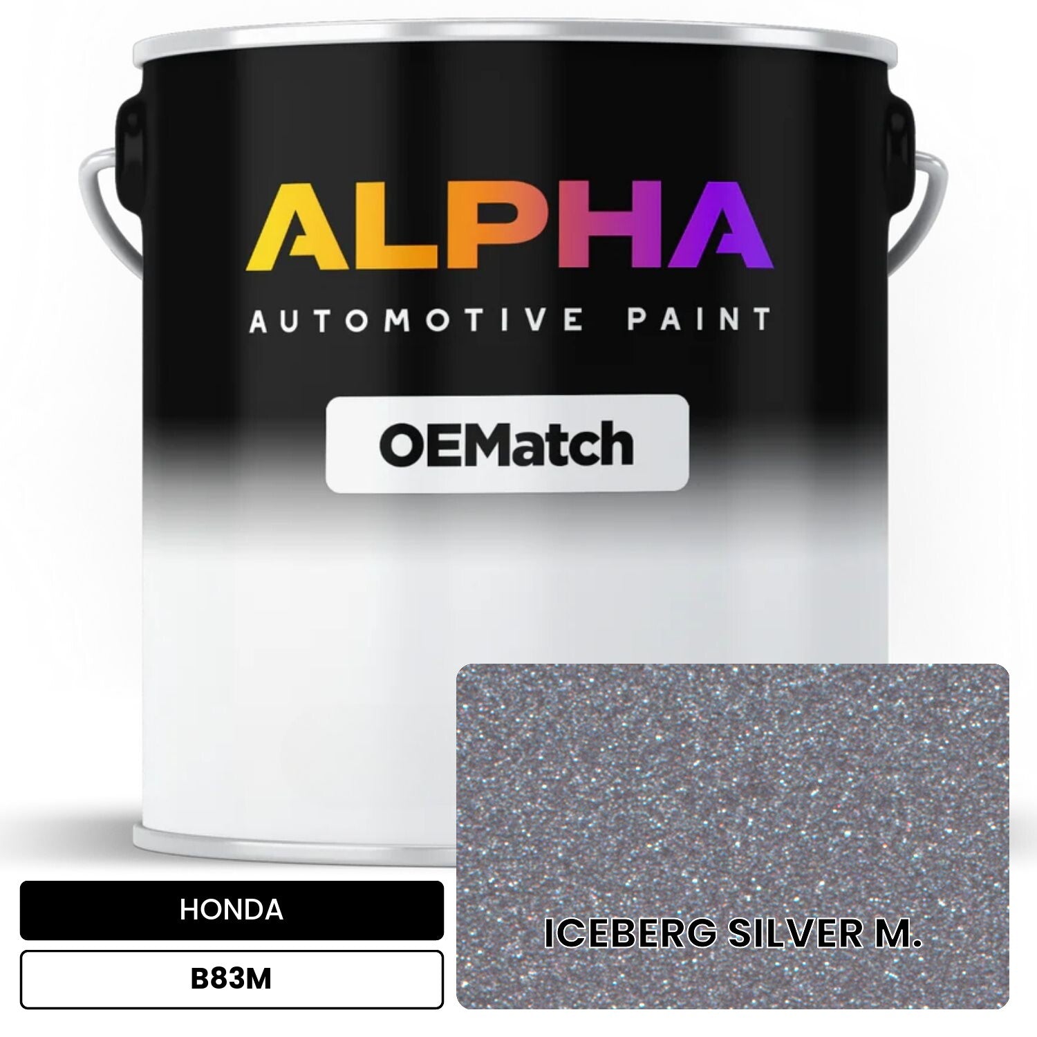 HONDA ICEBERG SILVER M. B83M OEMatch Basecoat