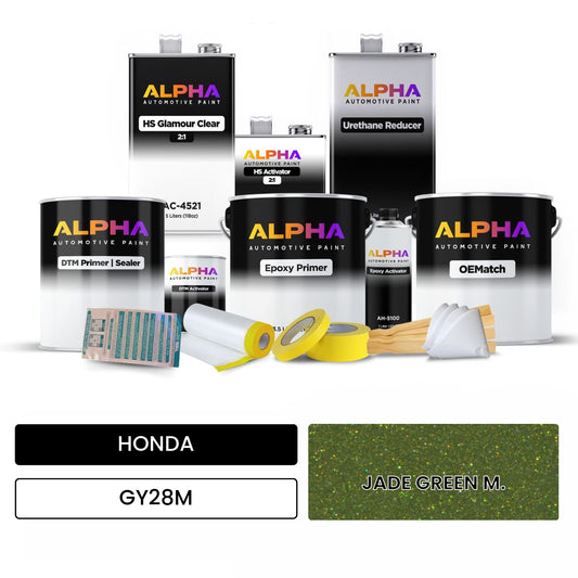 HONDA JADE GREEN M. GY28M OEMatch Vehicle Paint Kit