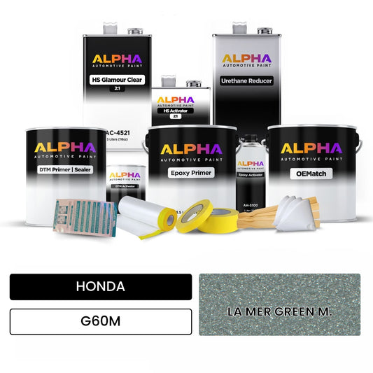 HONDA LA MER GREEN M. G60M OEMatch Vehicle Paint Kit
