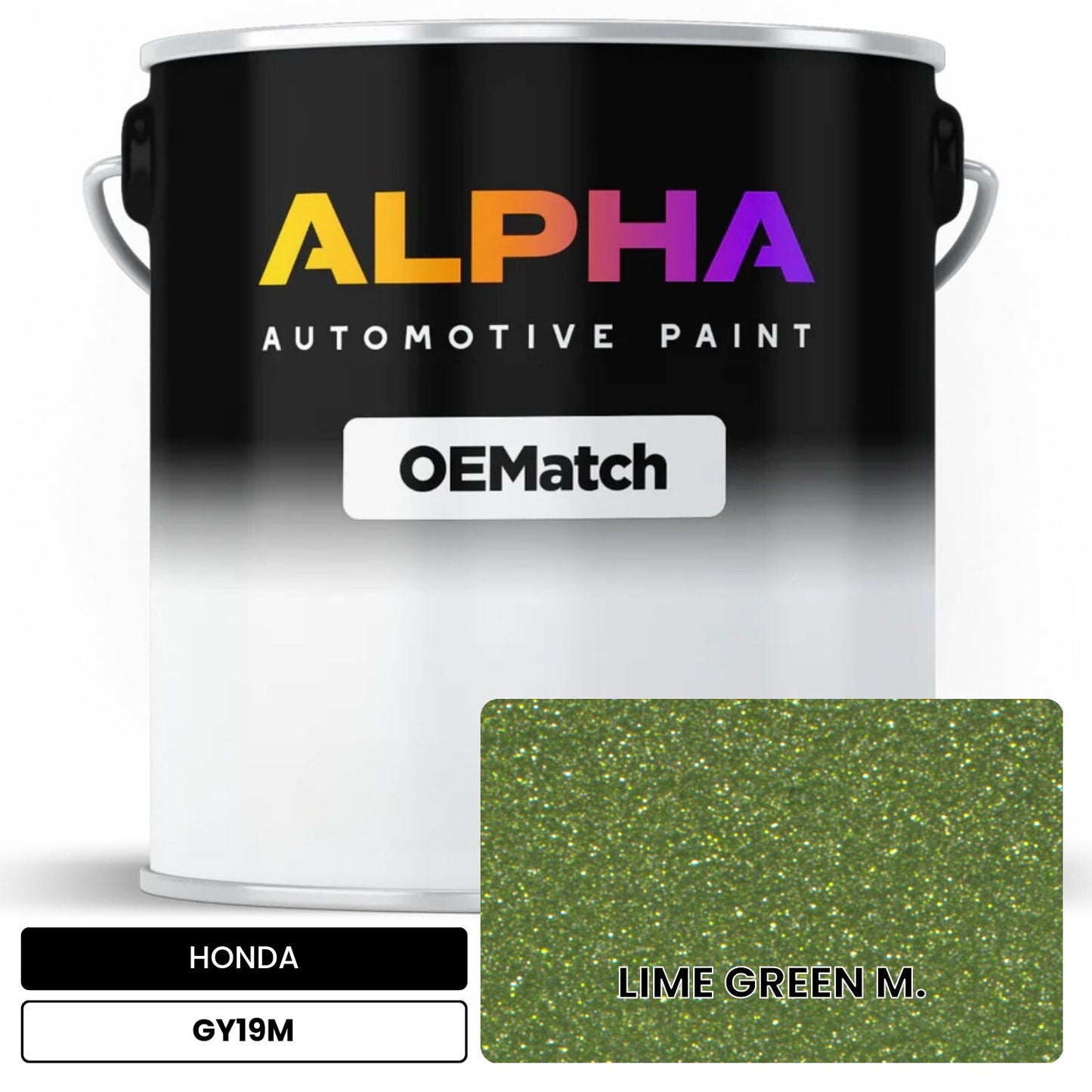HONDA LIME GREEN M. GY19M OEMatch Basecoat
