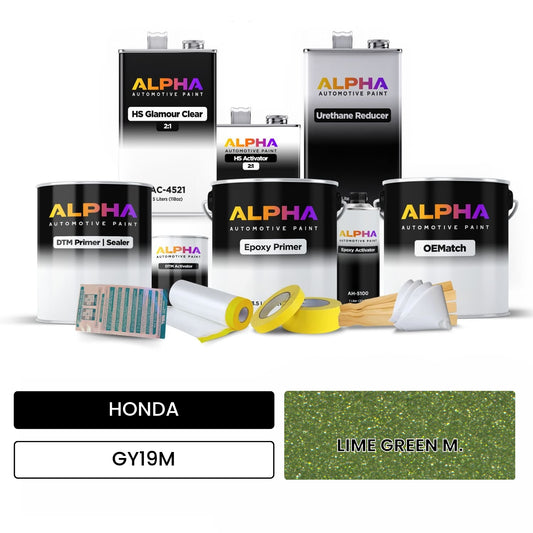 HONDA LIME GREEN M. GY19M OEMatch Vehicle Paint Kit