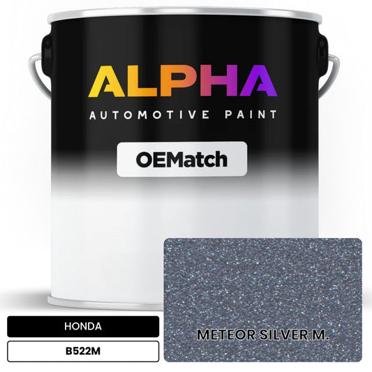 HONDA METEOR SILVER M. B522M OEMatch Basecoat