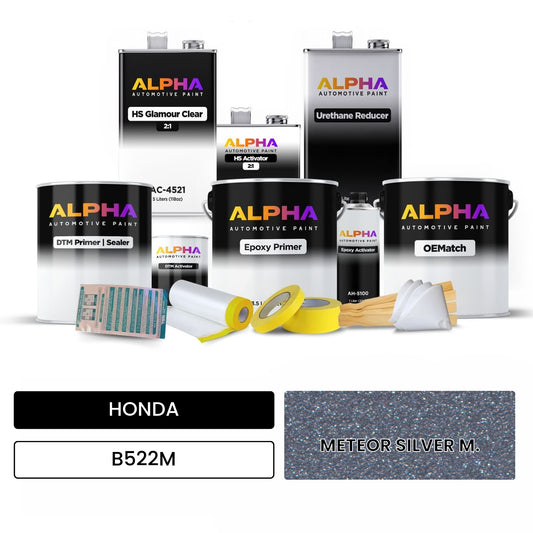 HONDA METEOR SILVER M. B522M OEMatch Vehicle Paint Kit