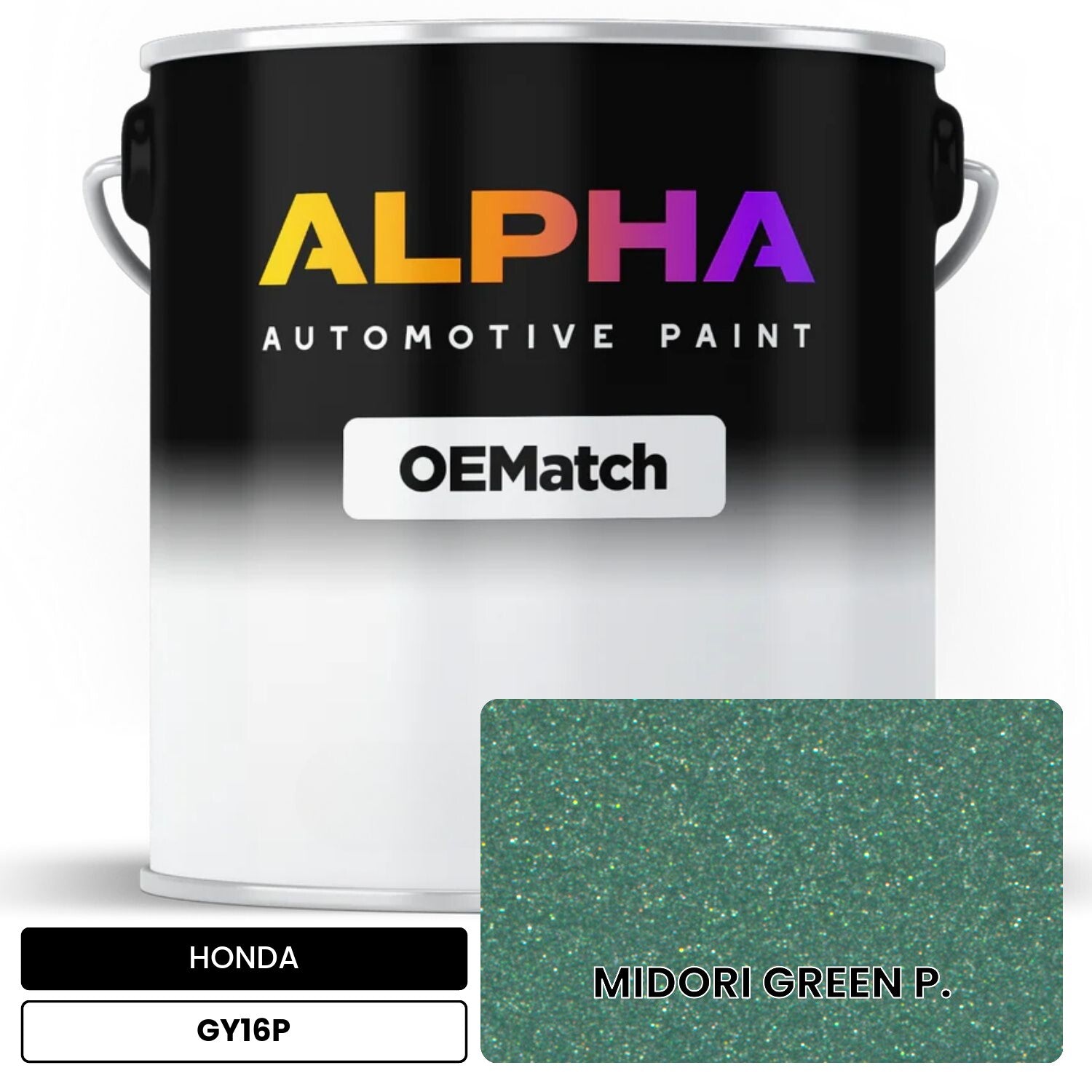 HONDA MIDORI GREEN P. GY16P OEMatch Basecoat