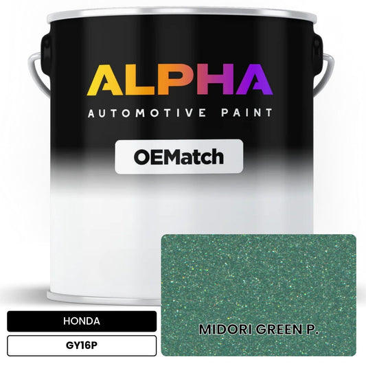 HONDA MIDORI GREEN P. GY16P OEMatch Basecoat
