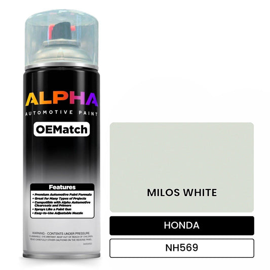 HONDA MILOS WHITE NH569 OEMatch Spraycan