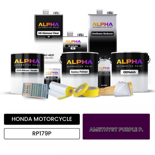 HONDA MOTORCYCLE AMETHYST PURPLE P. RP179P OEMatch Vehicle Paint Kit