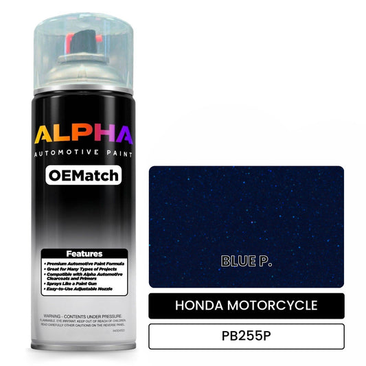 HONDA MOTORCYCLE BLUE P. PB255P OEMatch Spraycan