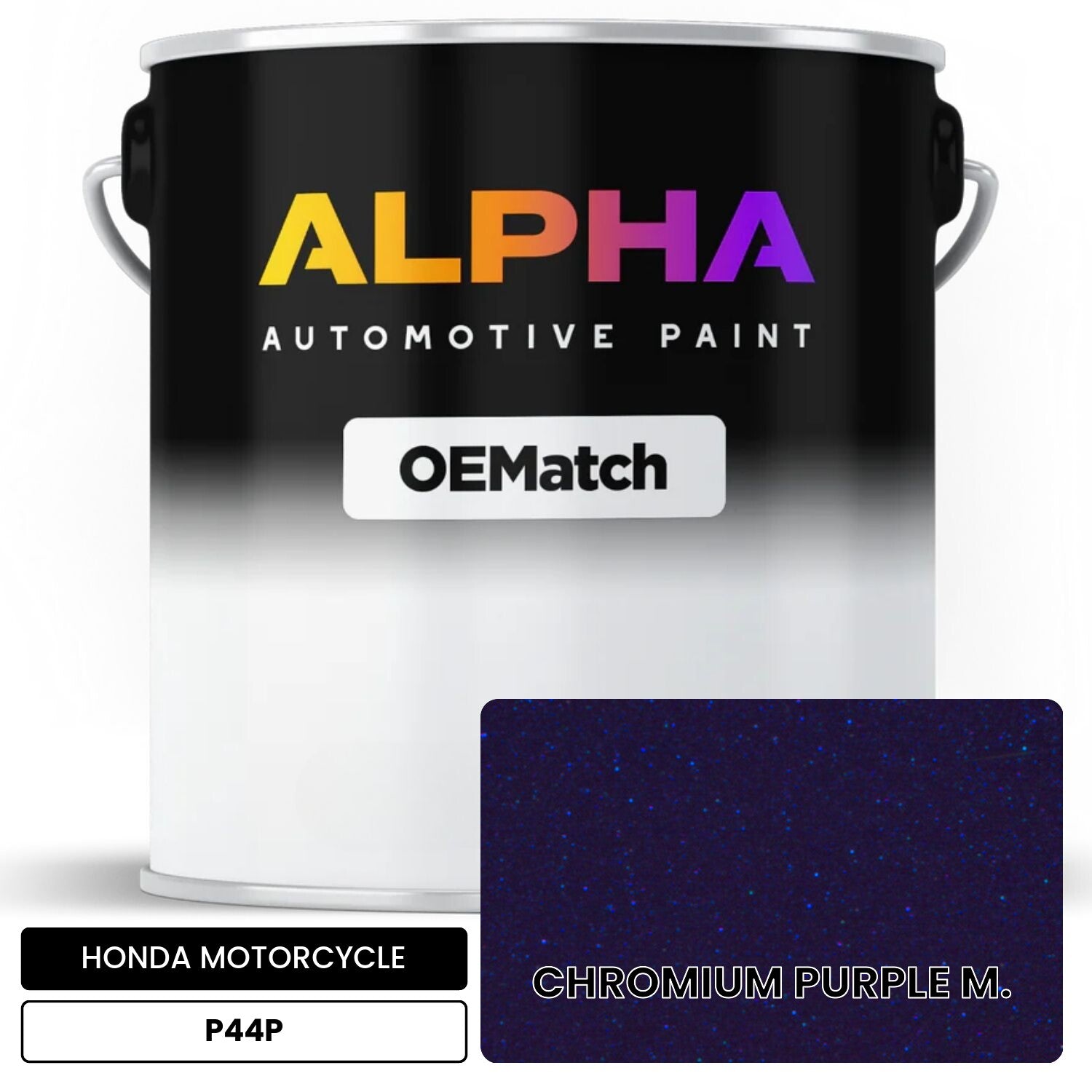 HONDA MOTORCYCLE CHROMIUM PURPLE M. P44P OEMatch Basecoat