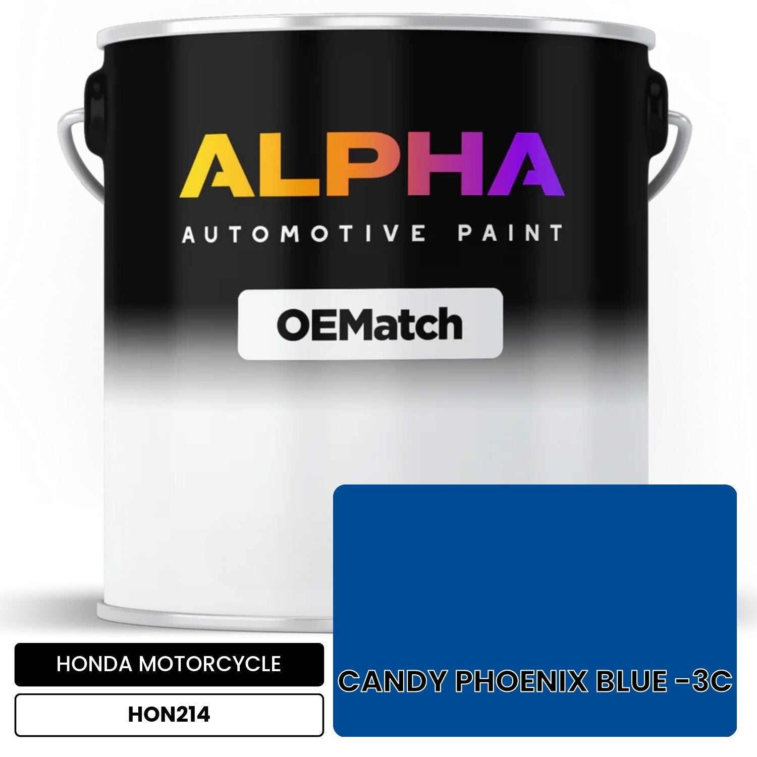 HONDA MOTORCYCLE CANDY PHOENIX BLUE -3C HON214 OEMatch Basecoat