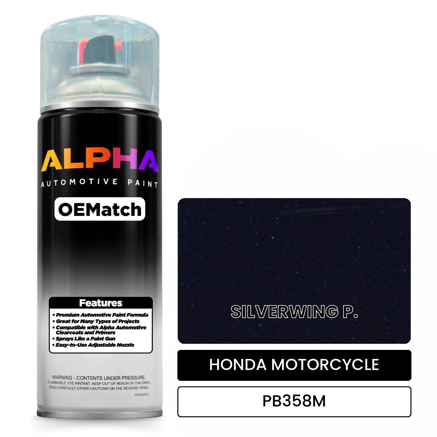 HONDA MOTORCYCLE SILVERWING P. PB358M OEMatch Spraycan