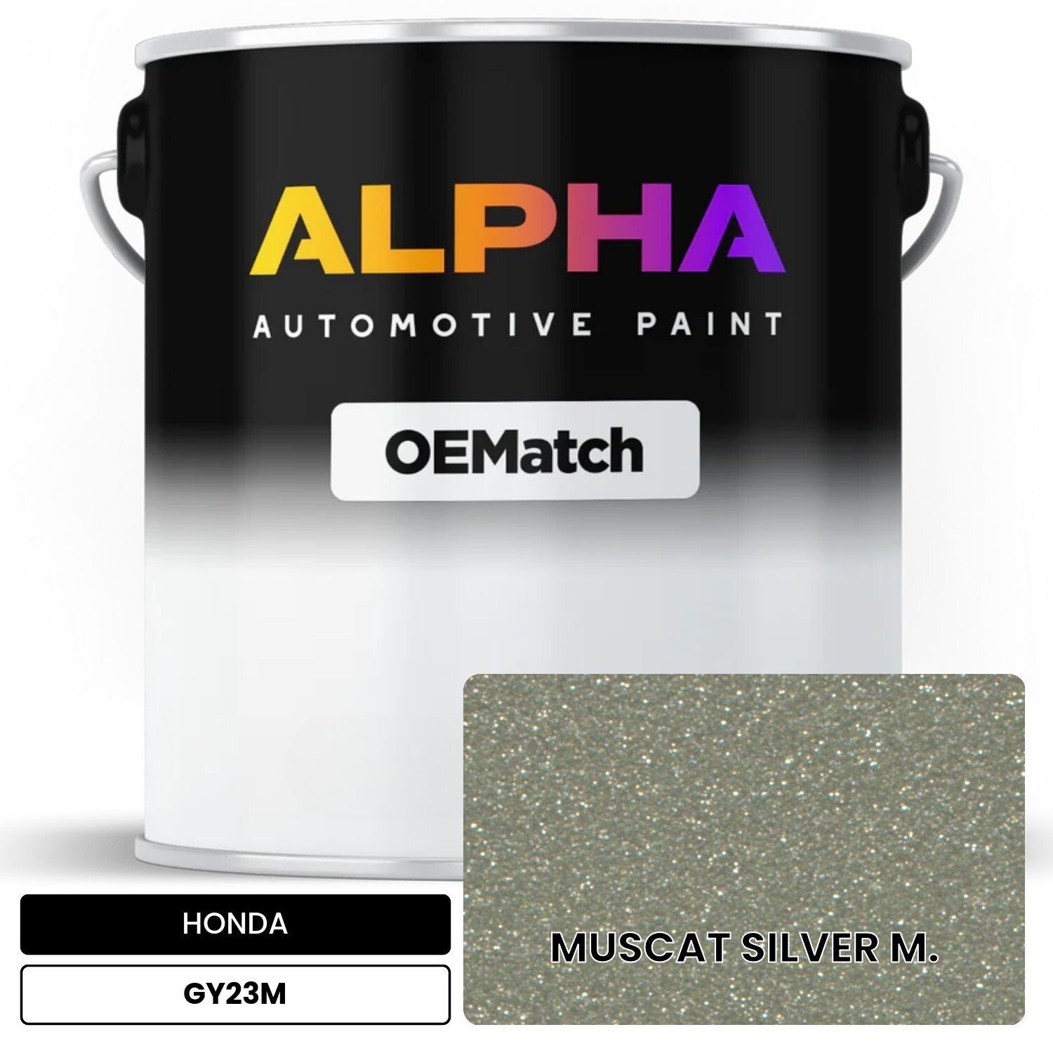 HONDA MUSCAT SILVER M. GY23M OEMatch Basecoat