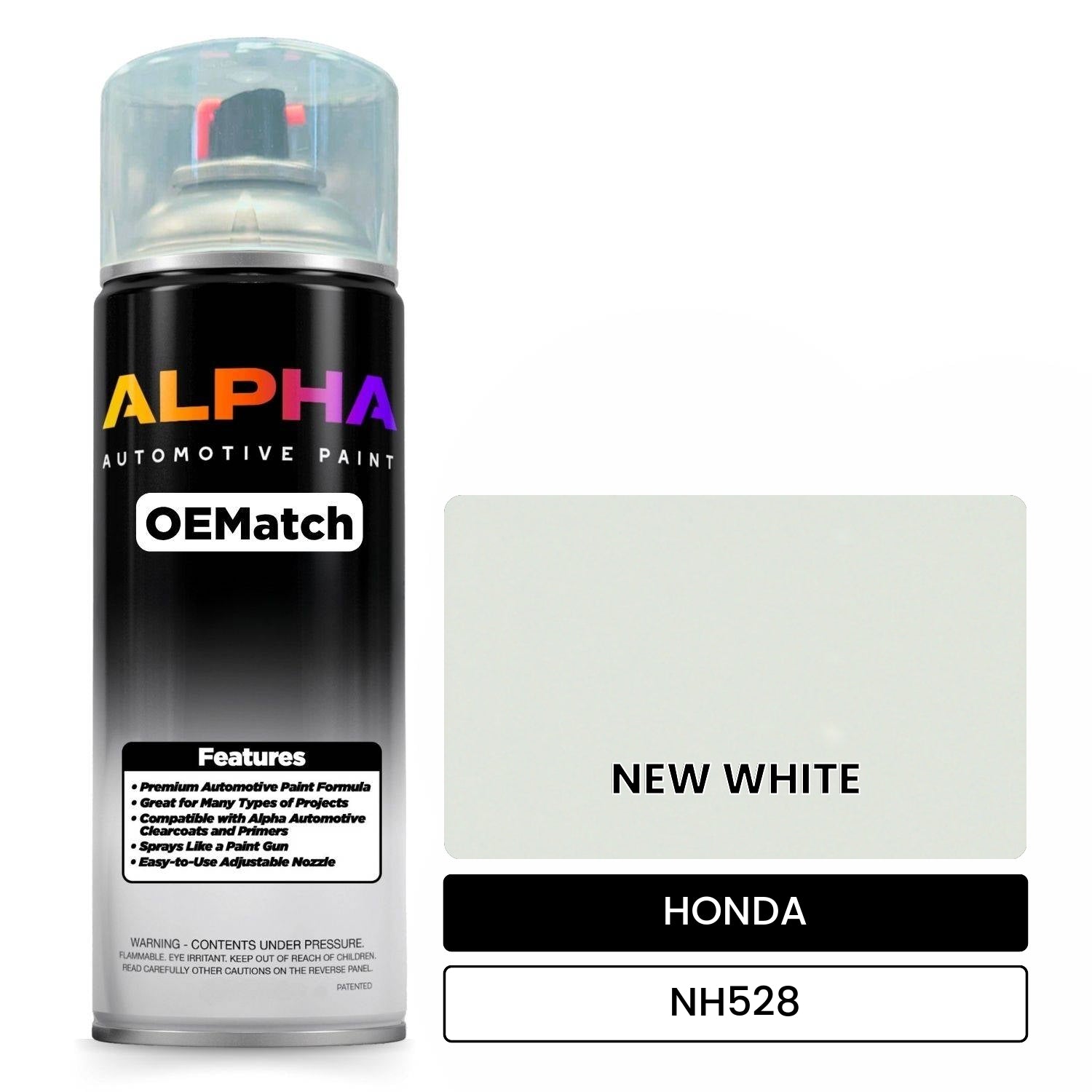 HONDA NEW WHITE NH528 OEMatch Spraycan