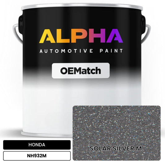 HONDA SOLAR SILVER M. NH932M OEMatch Basecoat
