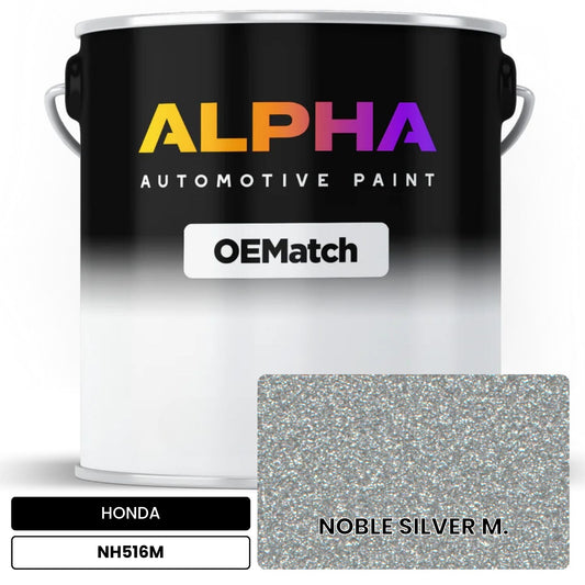 HONDA NOBLE SILVER M. NH516M OEMatch Basecoat