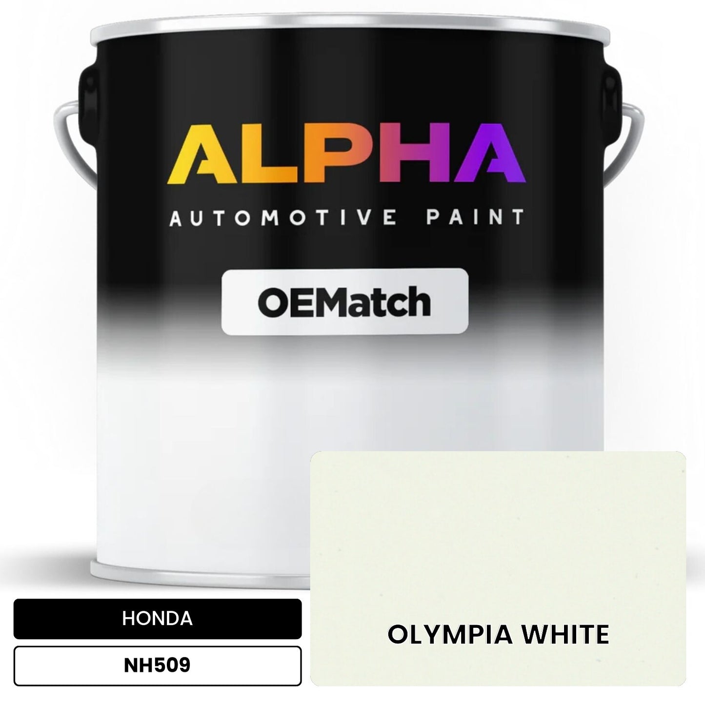 HONDA OLYMPIA WHITE NH509 OEMatch Basecoat