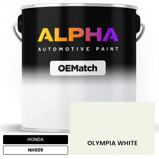 HONDA OLYMPIA WHITE NH509 OEMatch Basecoat