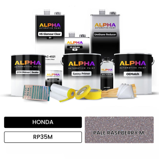 HONDA PALE RASPBERRY M. RP35M OEMatch Vehicle Paint Kit