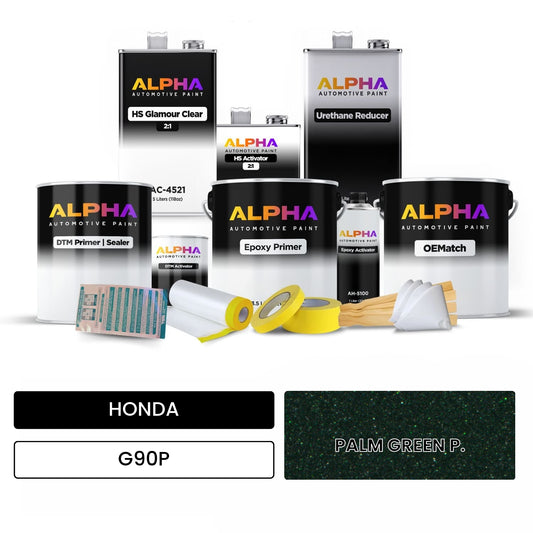 HONDA PALM GREEN P. G90P OEMatch Vehicle Paint Kit
