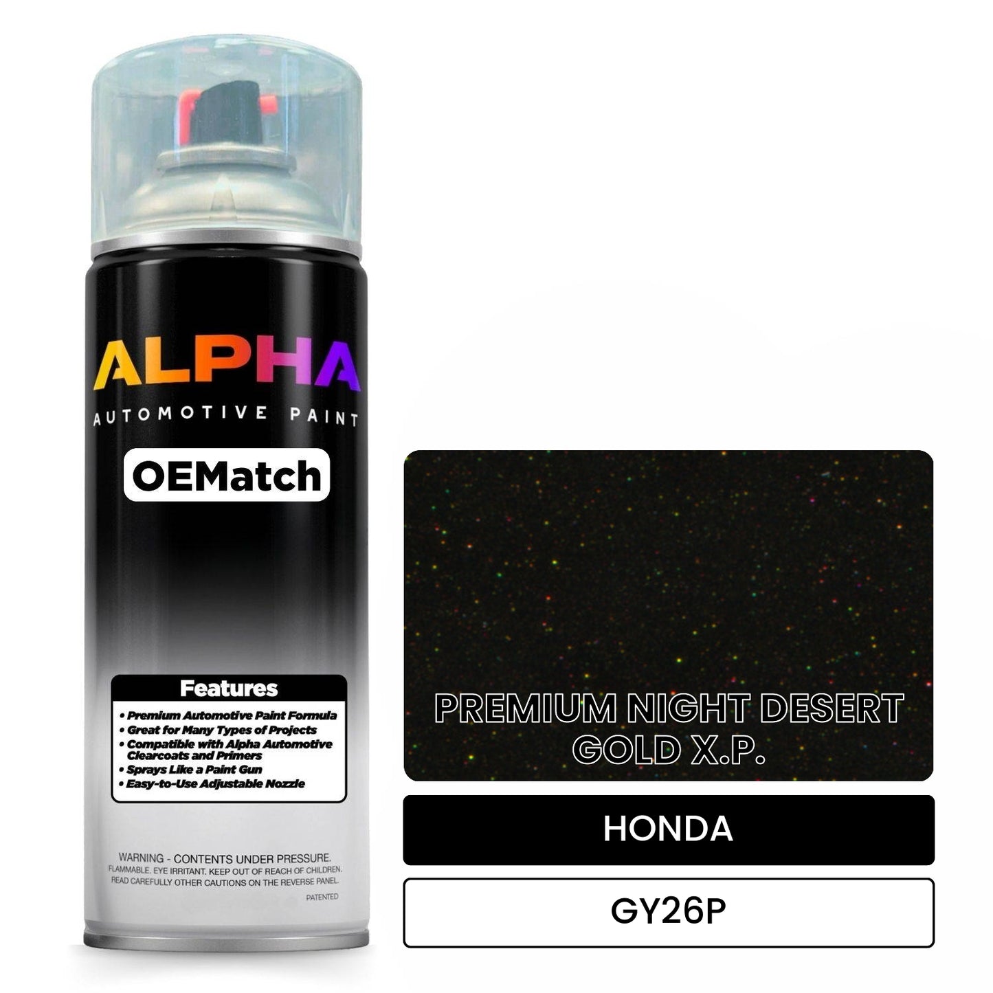 HONDA PREMIUM NIGHT DESERT GOLD X.P. GY26P OEMatch Spraycan