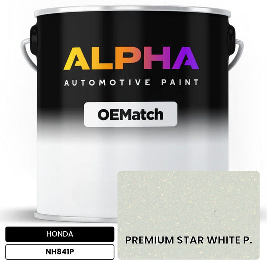 HONDA PREMIUM STAR WHITE P. NH841P OEMatch Basecoat